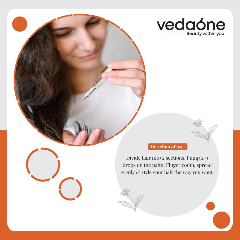 Kosaa hair serum How to use