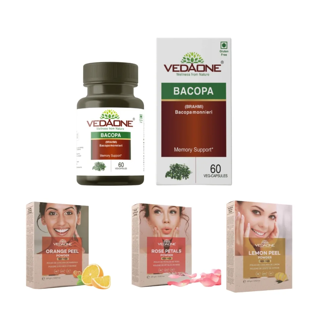 bacopa orange peel lemon peel rose petals