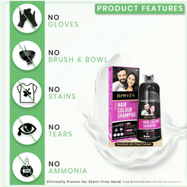 Roots hair Colour Shampoo