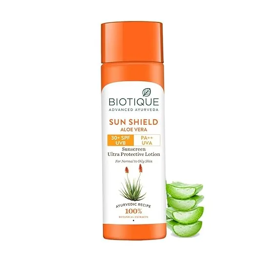 Sun Shield Aloe vera 30+ SPF UVB Sunscreen